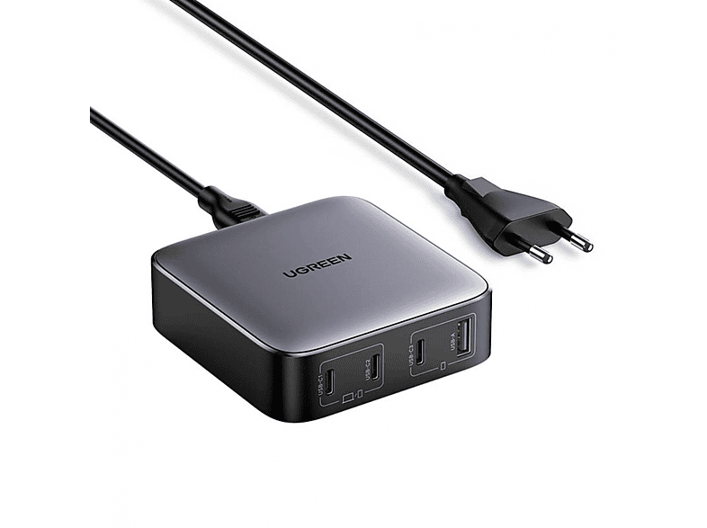 UGREEN Nexode 100W USB C Ladegerät GaN Mehrfach USB-C Netzteil 4-Port Notebook-Netzteil