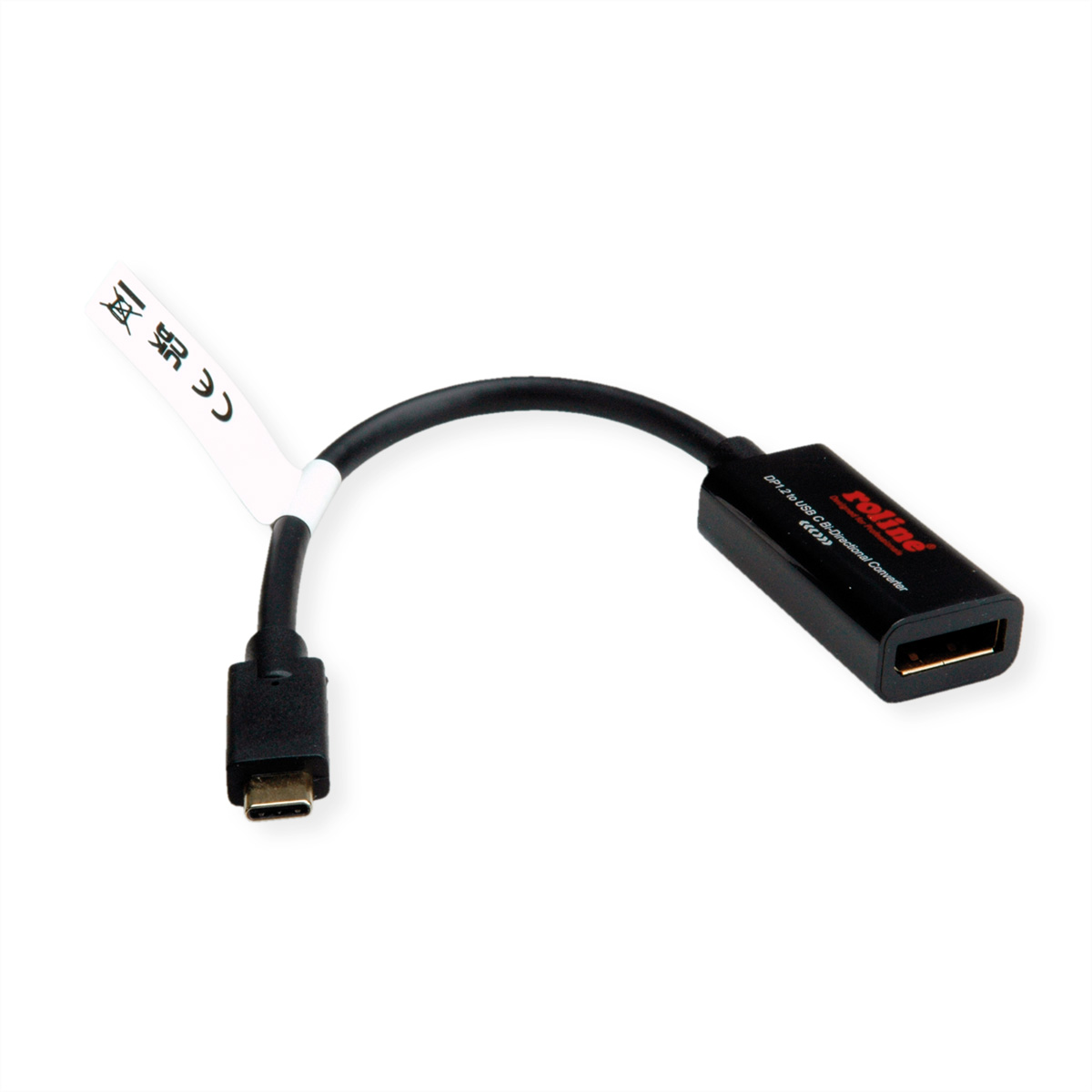ROLINE Typ USB Kabel-Adapter, ST/BU USB-DisplayPort DisplayPort, v1.2, bidirektionaler - Adapter C