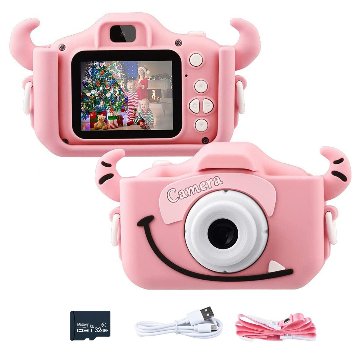KIND JA Kompaktkameras, 20 Kinderkamera LCD- Kinderkamera, Megapixel Rosa