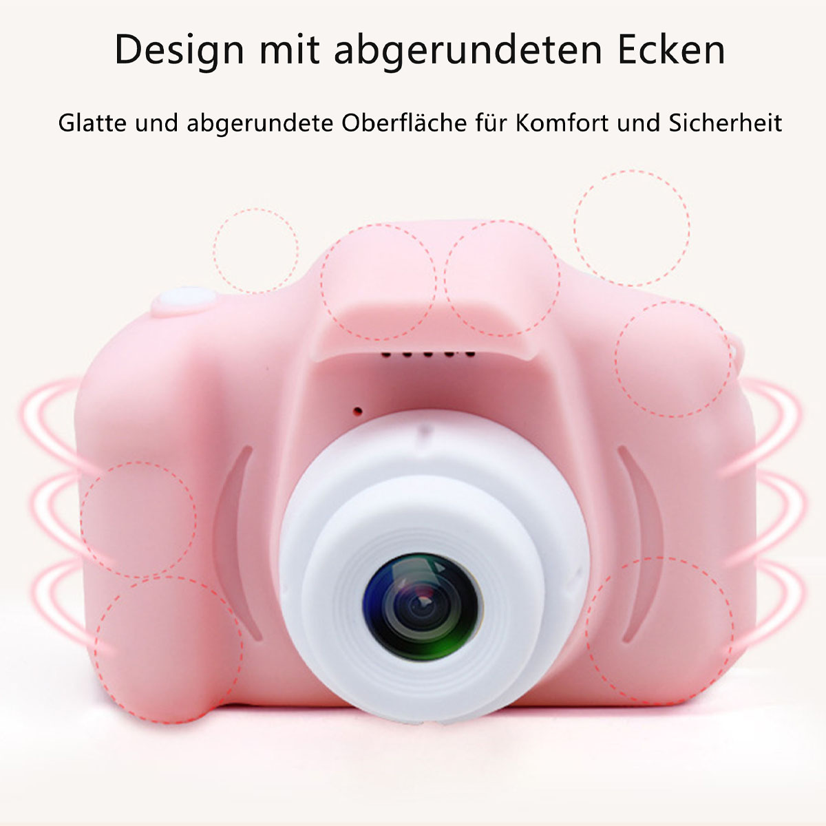 Kompaktkameras, KINSI Rosa Spielzeug-Kamera LCD Kreative Kamera, DSLR-Kamera, Kinder Kinderkamera