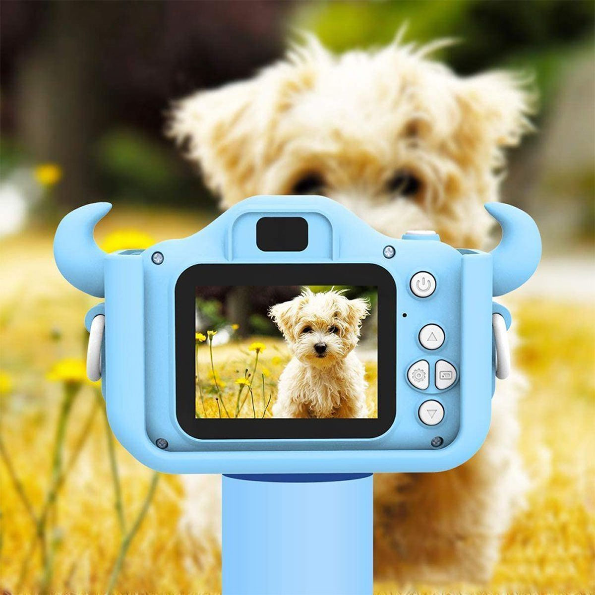 KINSI Kinder Kamera,Spielzeug-Kamera, 20 Kinderkamera 32GB Megapixel, LCD Blaue Kinderkamera