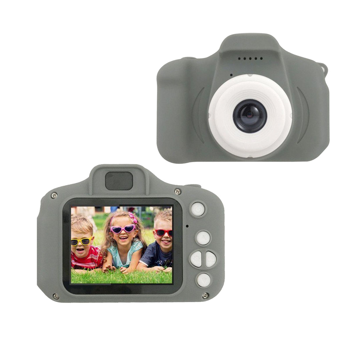 KINSI Multifunktionale Kamera, Kompaktkameras, Kinder DSLR-Kamera, Kinderkamera Schwarze Kamera LCD