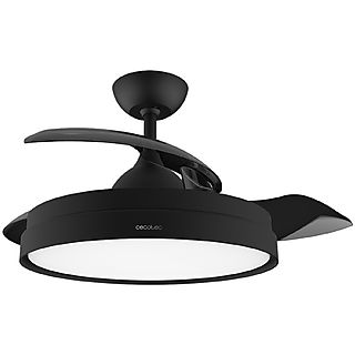 Ventilador de techo - CECOTEC EnergySilence Aero 4280 Invisible Black, 25,42 W, 6 velocidades, Black