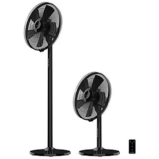 Ventilador de pie - CECOTEC EnergySilence 555 2in1 Smart XL, 55 W, 3 velocidades, Black