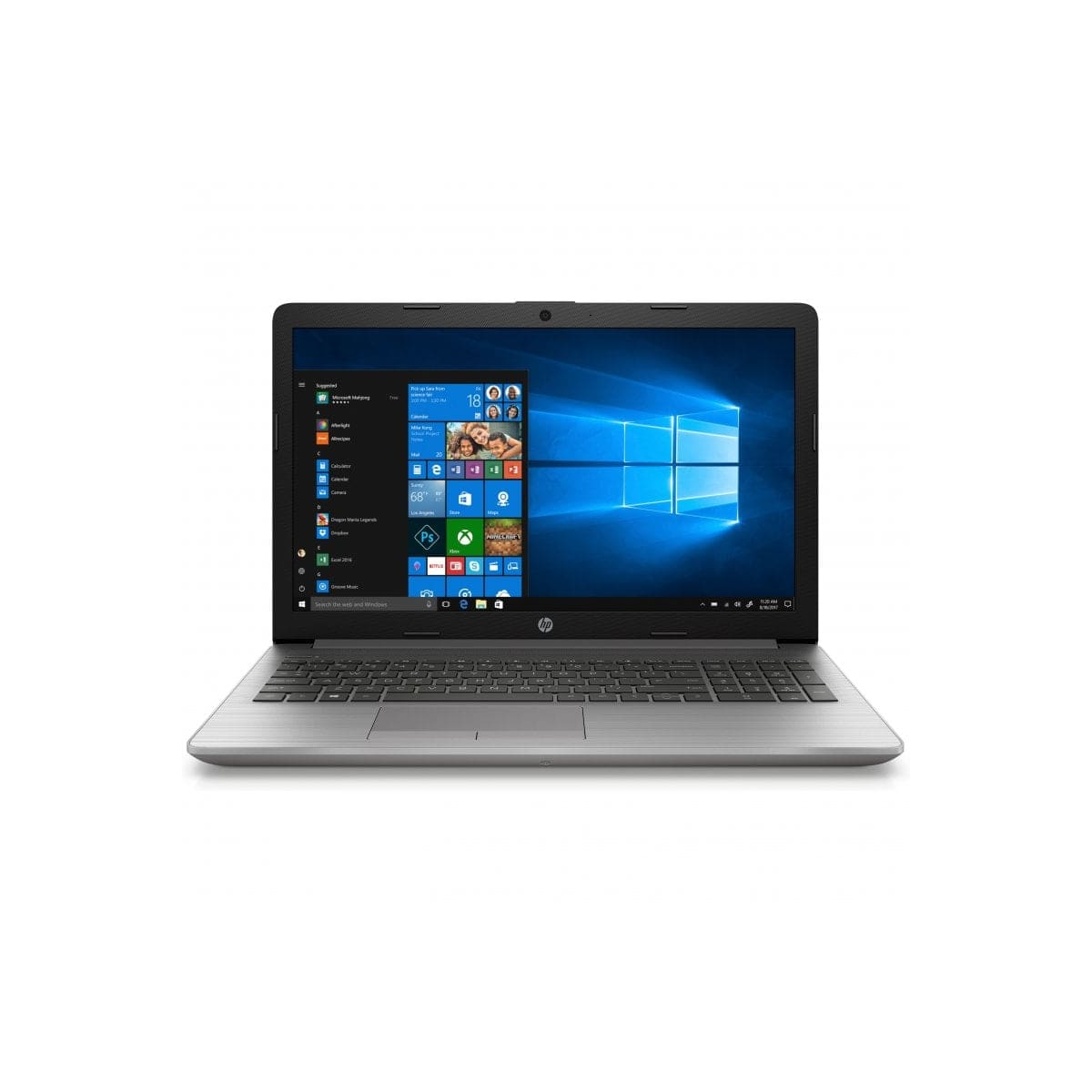 HP 197S3EA, SSD, Intel®, GB GB mit 8 15,6 256 Notebook Schwarz Display, RAM, Zoll