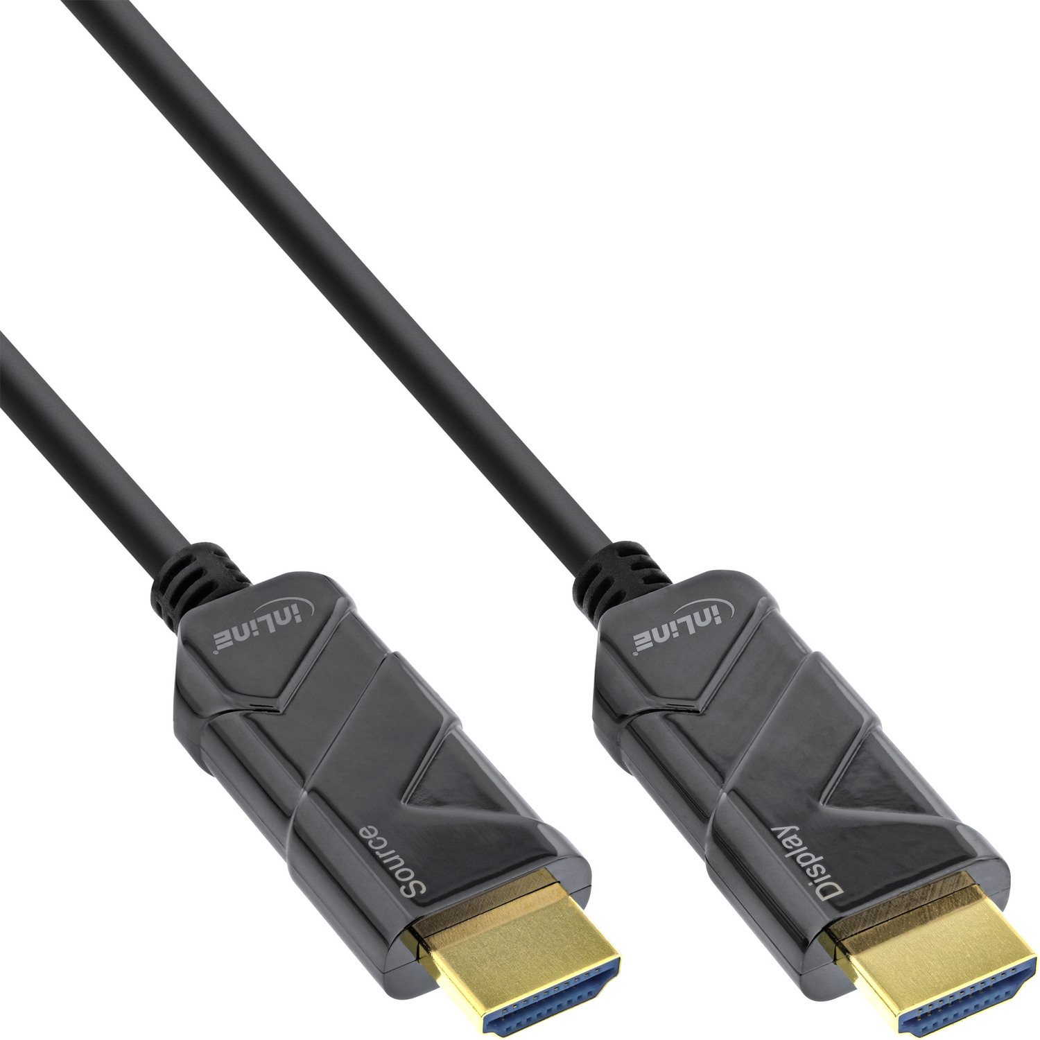 INLINE InLine® HDMI - schwarz, HDMI Speed Kabel 8K4K, 80m Kabel, Ultra High AOC