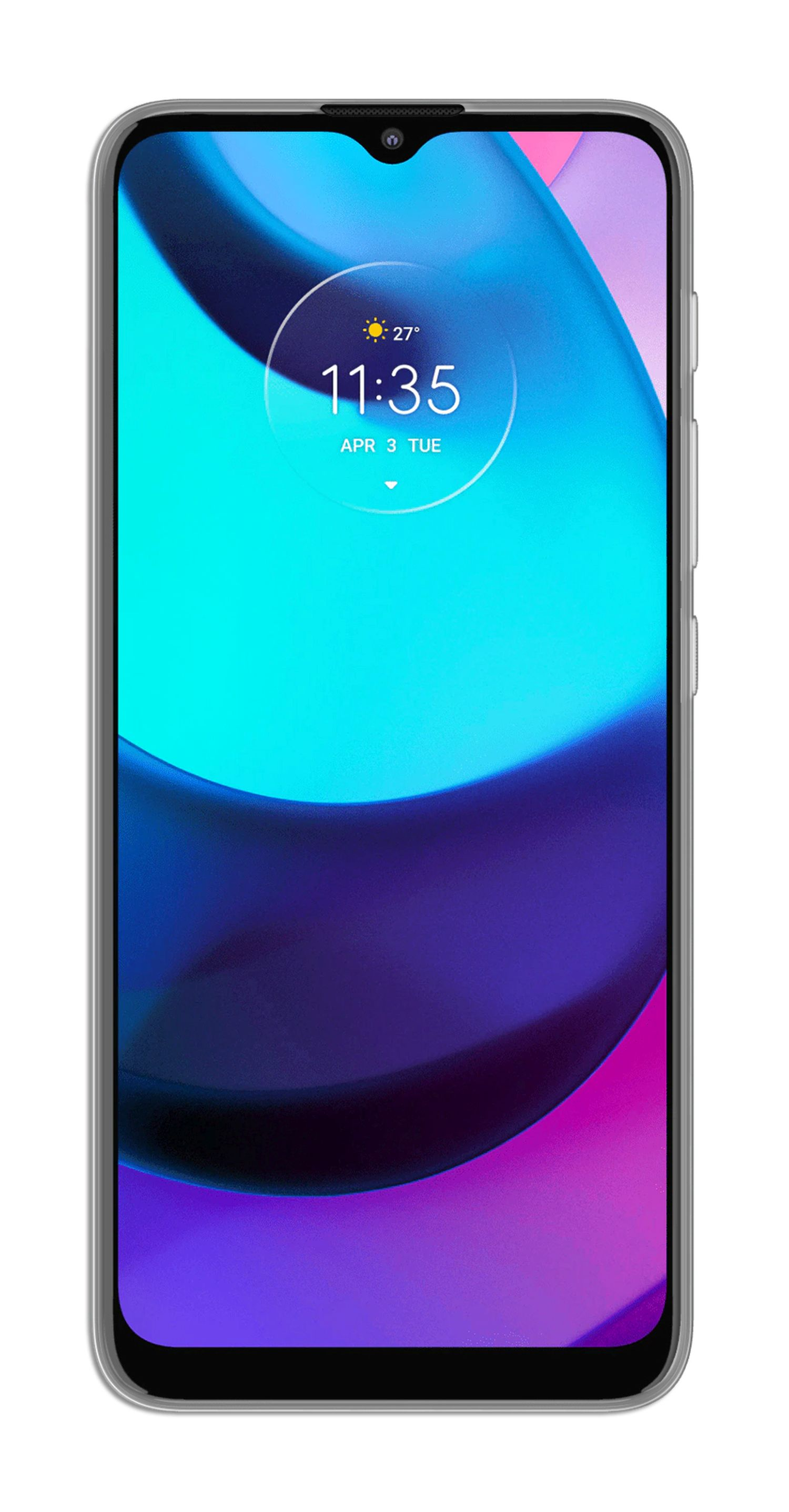 Ein Smartphone, das seinen Bildschirm mit App-Symbolen zeigt.