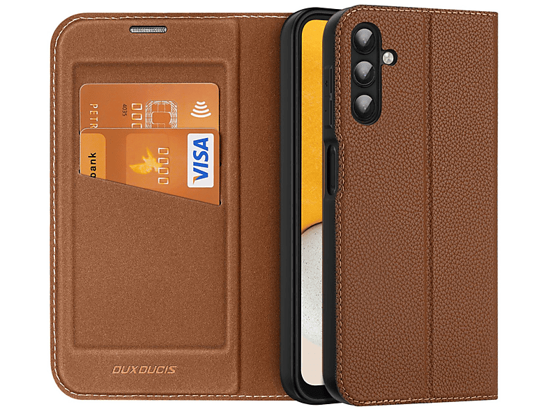 DUX DUCIS Skin X2, Bookcover, Samsung, Galaxy S23 Ultra, Braun MediaMarkt