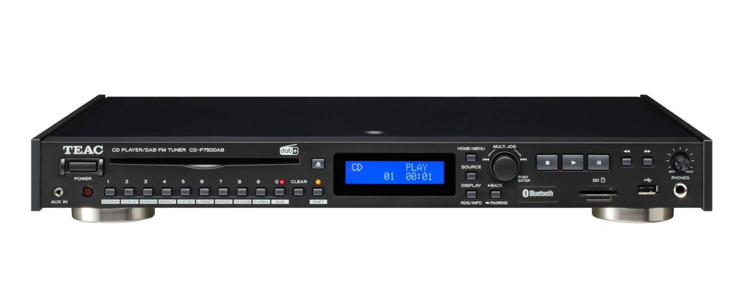 TEAC CD-P750DAB CD Player (schwarz)