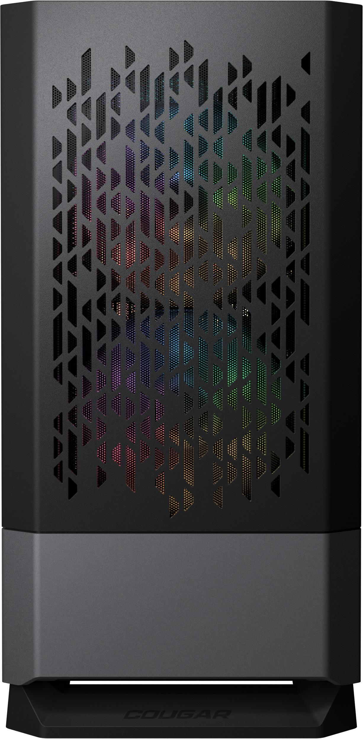 PC Gehäuse, Air COUGAR RGB MG140 schwarz