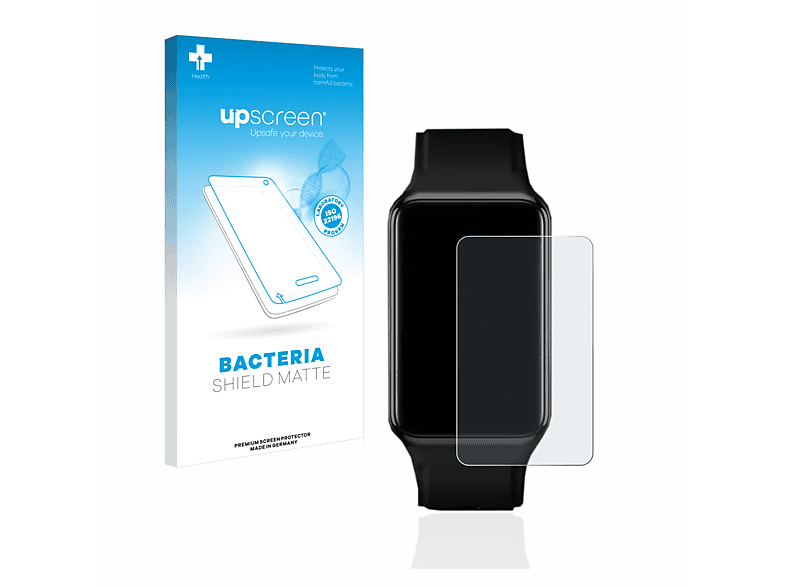 UPSCREEN antibakteriell entspiegelt matte Schutzfolie(für Oppo Watch Free) | Smartwatch Schutzfolien & Gläser