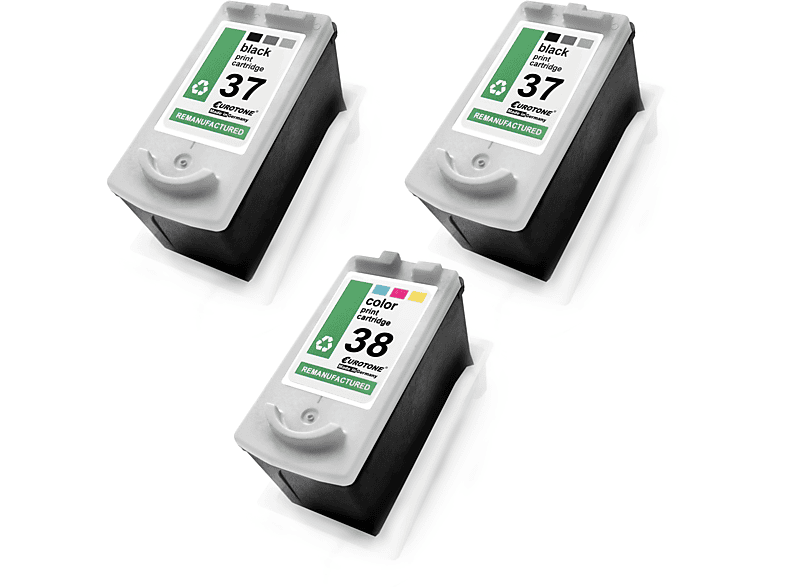 EUROTONE ET4733861 Ink Cartridge Mehrfarbig (Canon CL38 / 2146B001 PG37 / 2145B001)