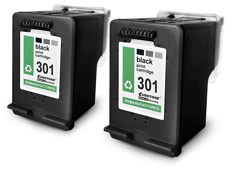 EUROTONE ET4223324 Ink Cartridge Schwarz (HP CH563EE / 301XL)