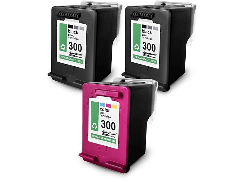 Ink MEHRWEGTONER Mehrfarbig MWT5154876 CC641EE) CC644EE 300XL (HP SD518A Cartridge