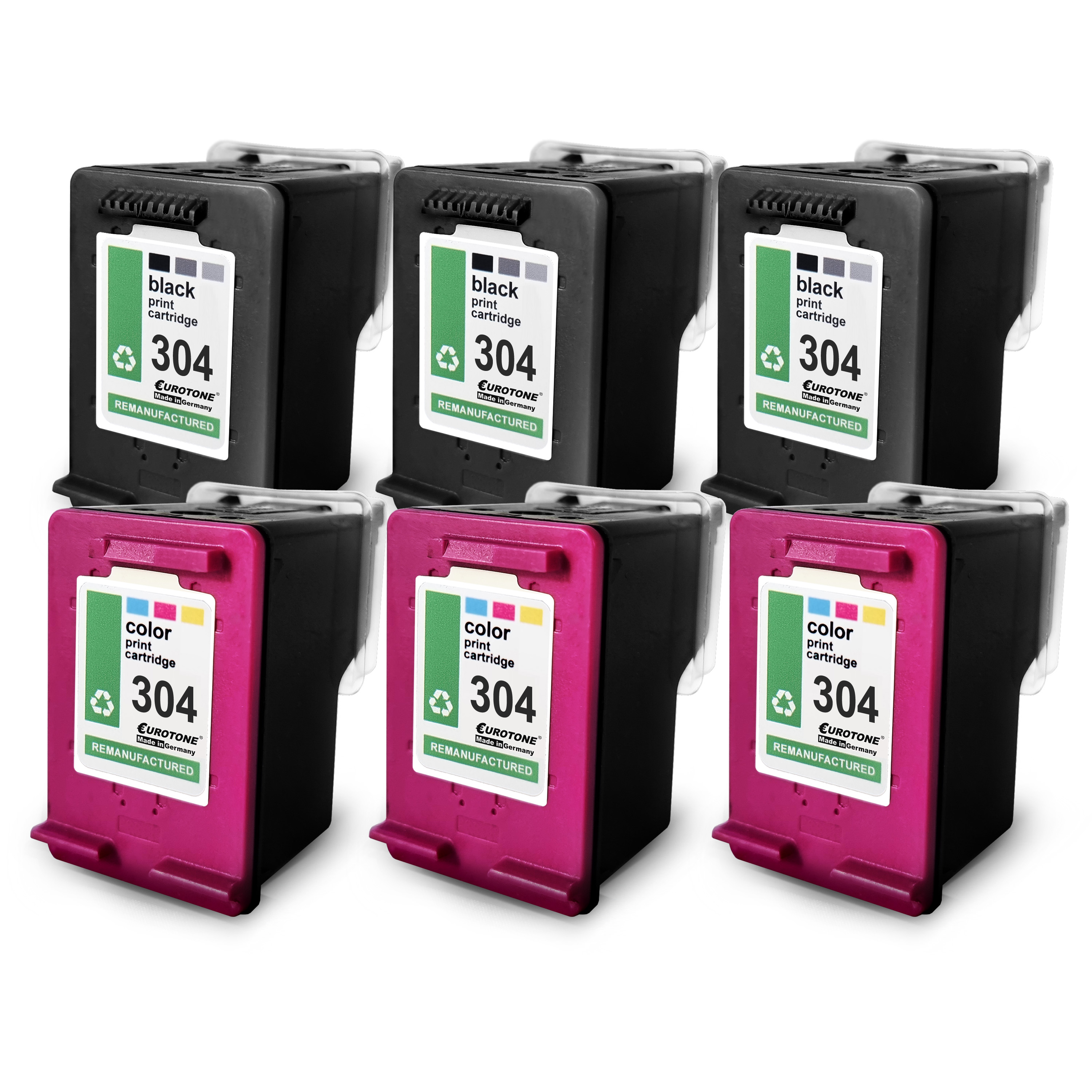 EUROTONE ET4222778 Ink Cartridge Mehrfarbig / N9K08AE 304XL) N9K07AE 304XL / (HP