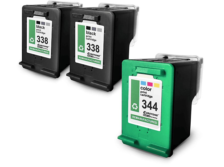 EUROTONE ET4105644 Ink Cartridge (HP / / C8765EE) 338 Mehrfarbig C9363EE 344