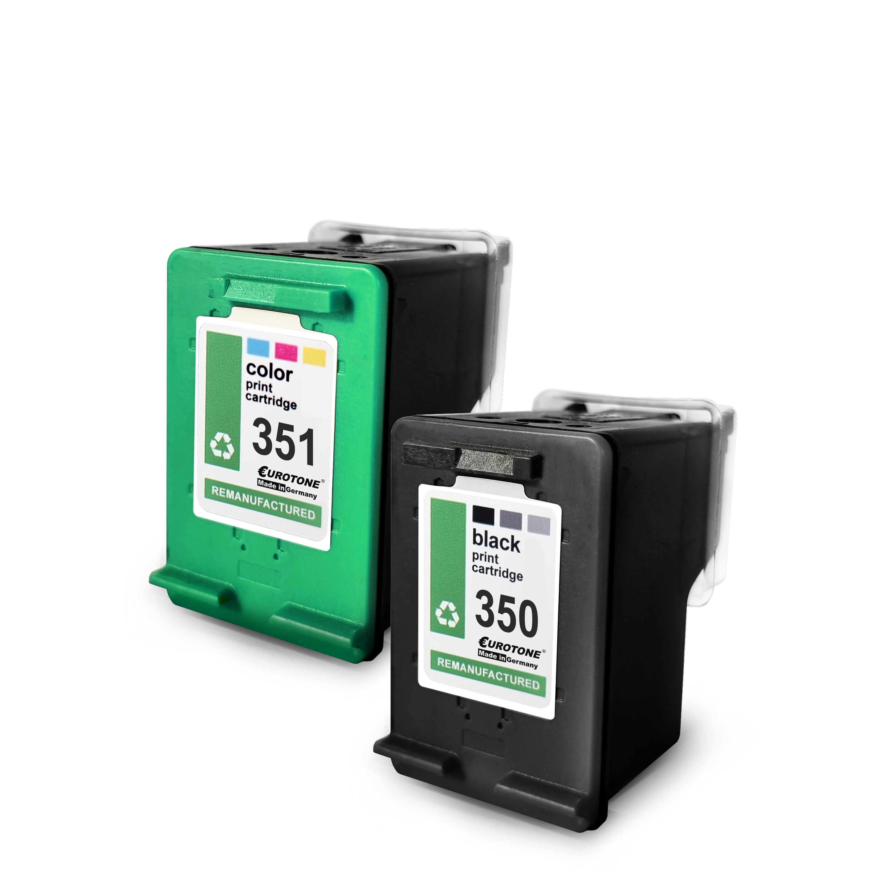 EUROTONE ersetzt HP 351XL / Mehrfarbig / / CB338EE 350XL Set (351XL 350XL 2er Tintenpatrone CB336EE)