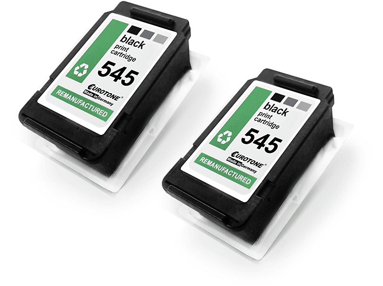 EUROTONE IP2850 2xBK Ink Cartridge Schwarz (Canon PG545XL / 8286B001)