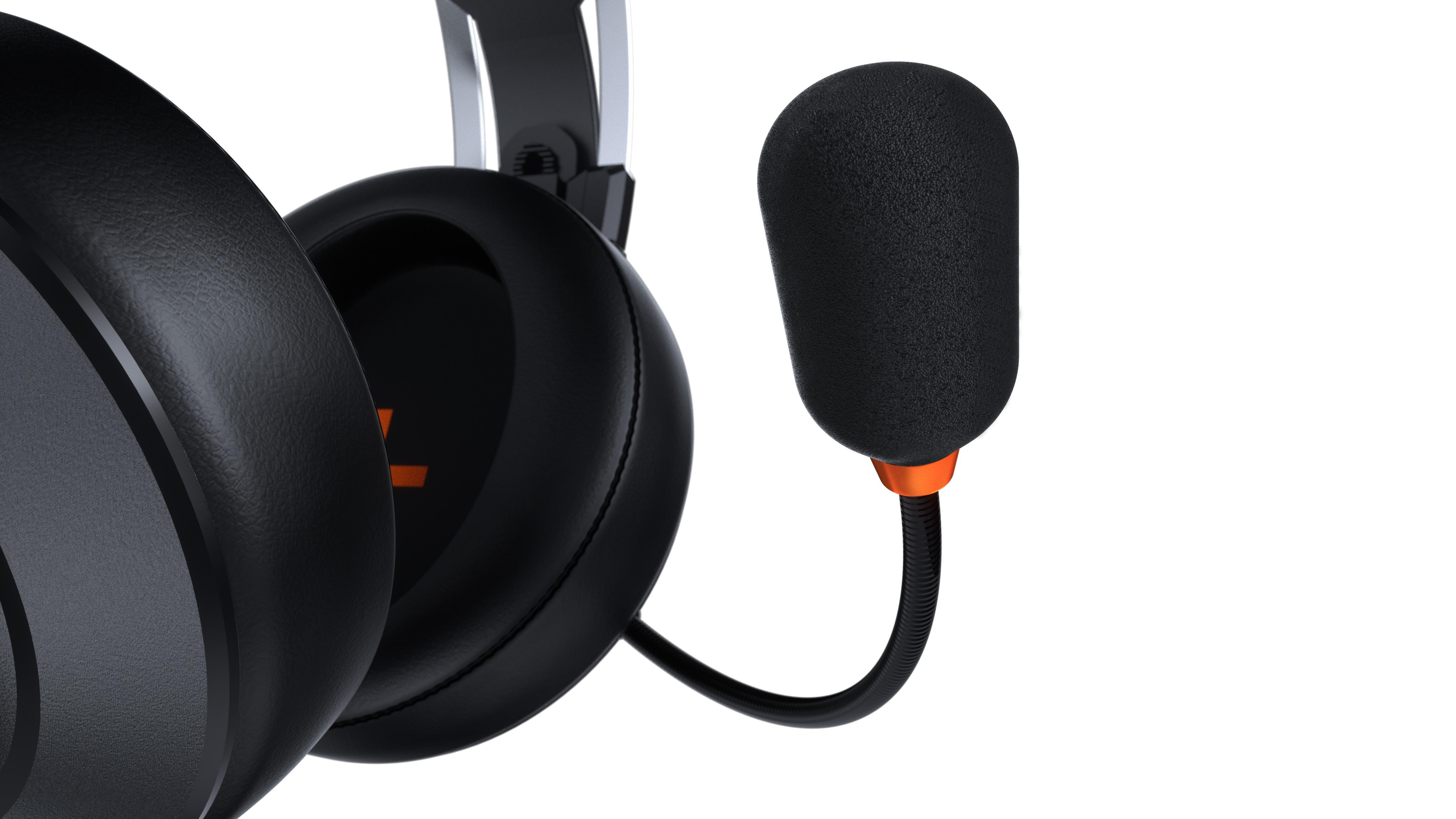 Over-ear COUGAR schwarz-orange TOURNAMENT, Headset VM410 Gaming