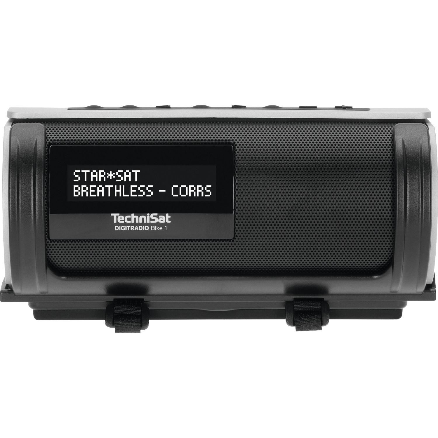 DIGITRADIO UKW, Bluetooth, DAB+, Bike DAB, 1 DAB+ Radio/Lautsprecher, schwarz/silber DAB+, AM, FM, TECHNISAT