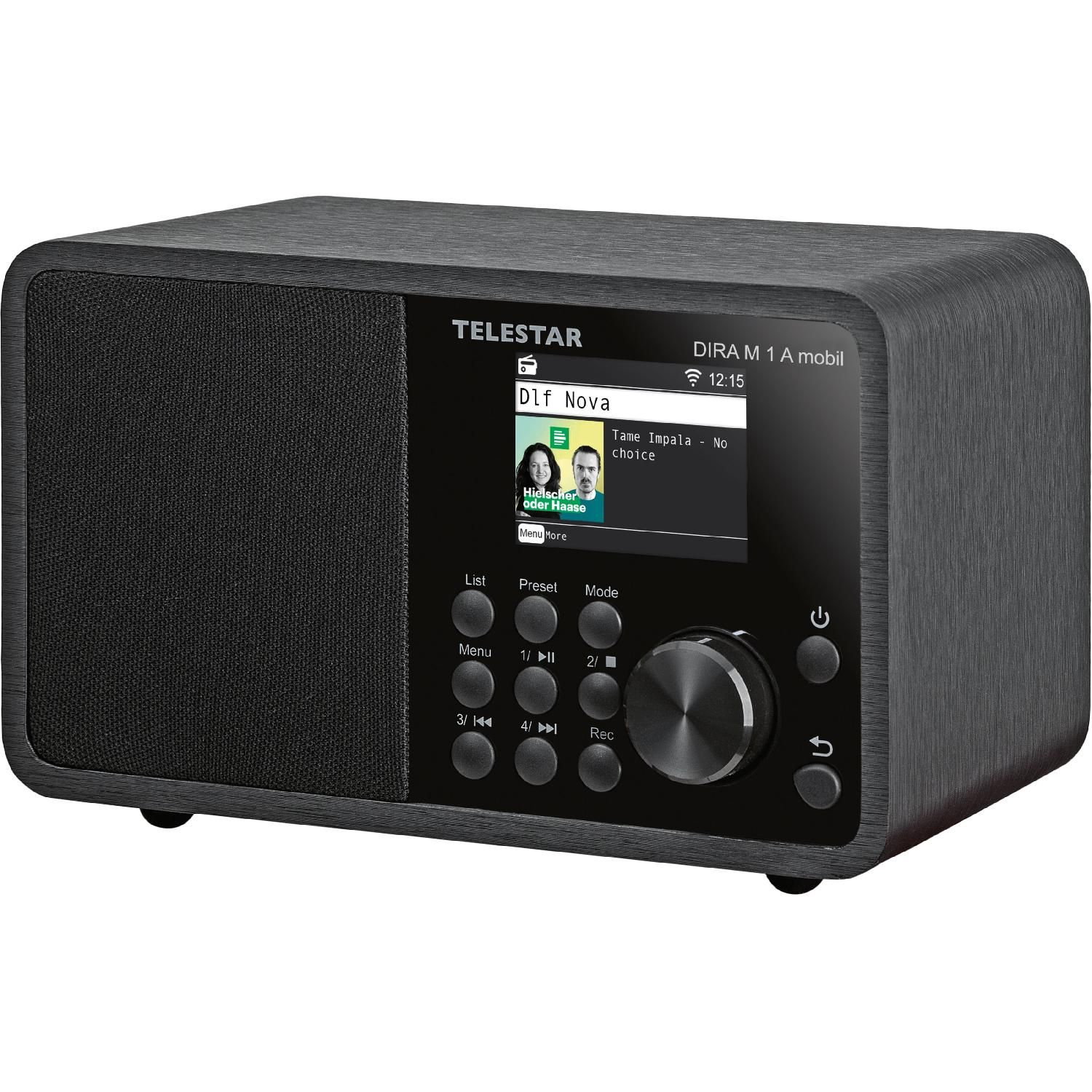 TELESTAR DIRA Bluetooth, DAB+/UKW Internet EWF 1 Internetradio, Radio, FM, M schwarz mobil portables DAB, UKW, A DAB+, DAB+, AM, Radio