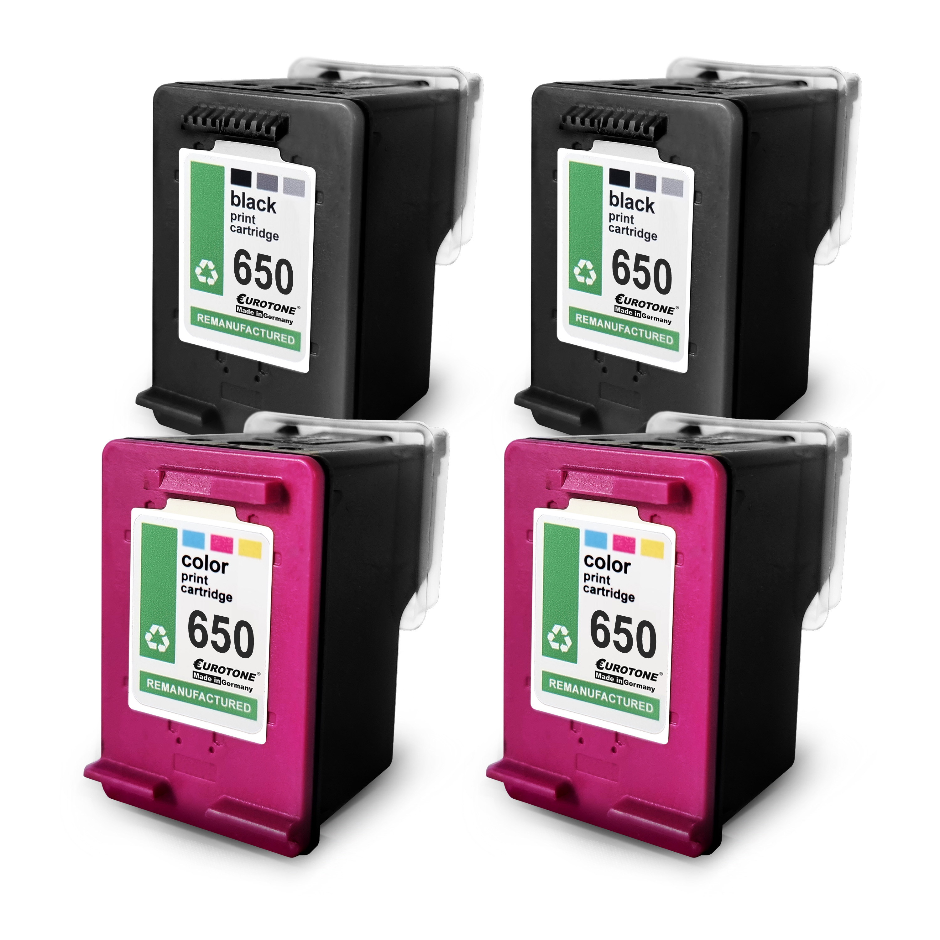 (650 650C , BK Ink Cartridge Mehrfarbig HP650) ET1453001 , EUROTONE CZ101AE, CZ102AE,