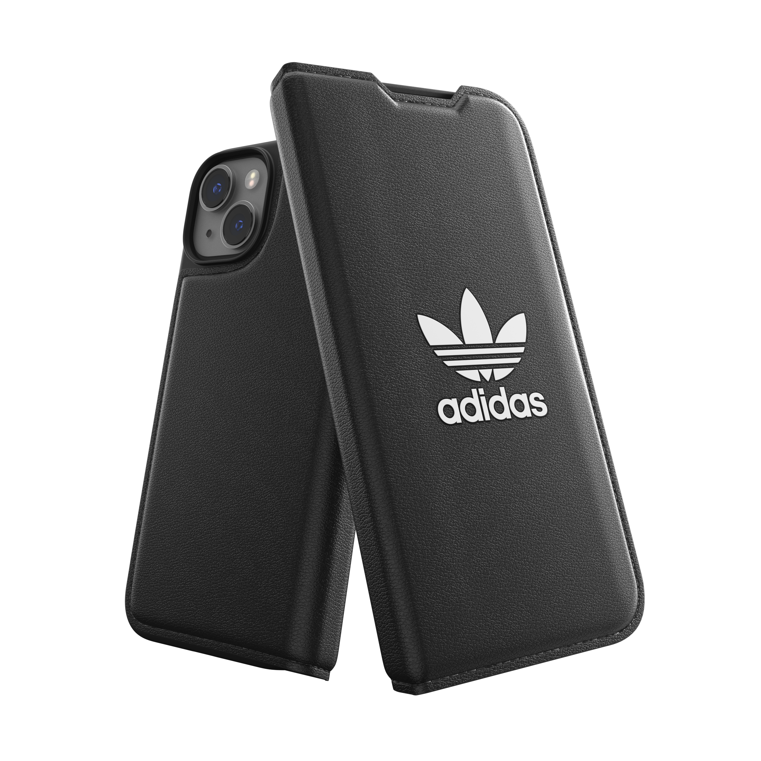 ADIDAS Booklet Case APPLE, Bookcover, BLACK BASIC, IPHONE 14