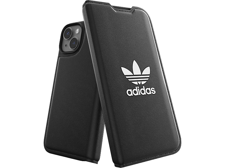 ADIDAS Booklet Case BASIC, Bookcover, APPLE, IPHONE 14, BLACK