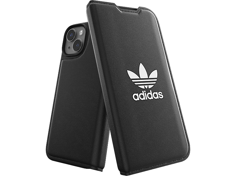 ADIDAS Booklet Case BLACK APPLE, IPHONE Bookcover, BASIC, 14