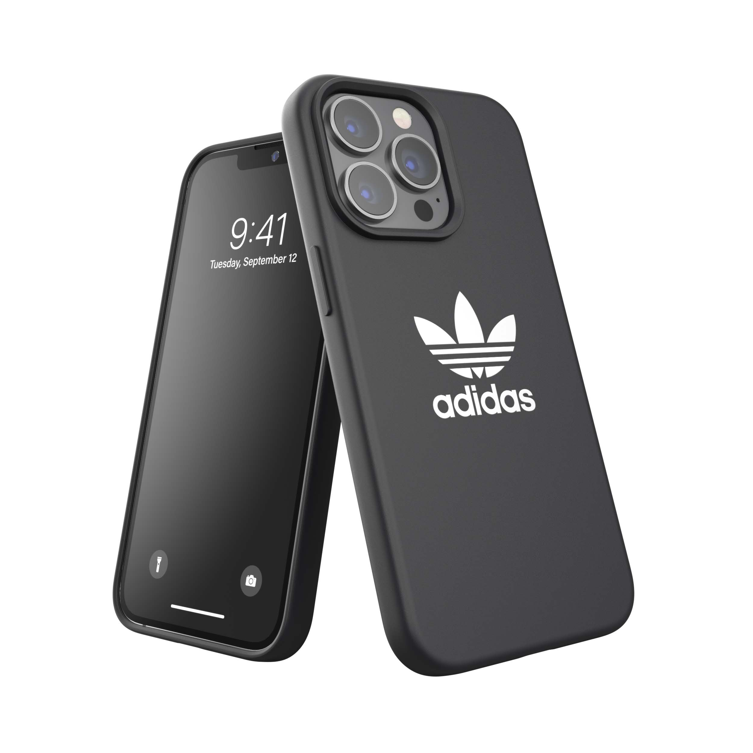 Case, PRO, IPHONE ADIDAS APPLE, Backcover, BLACK Silicone 13