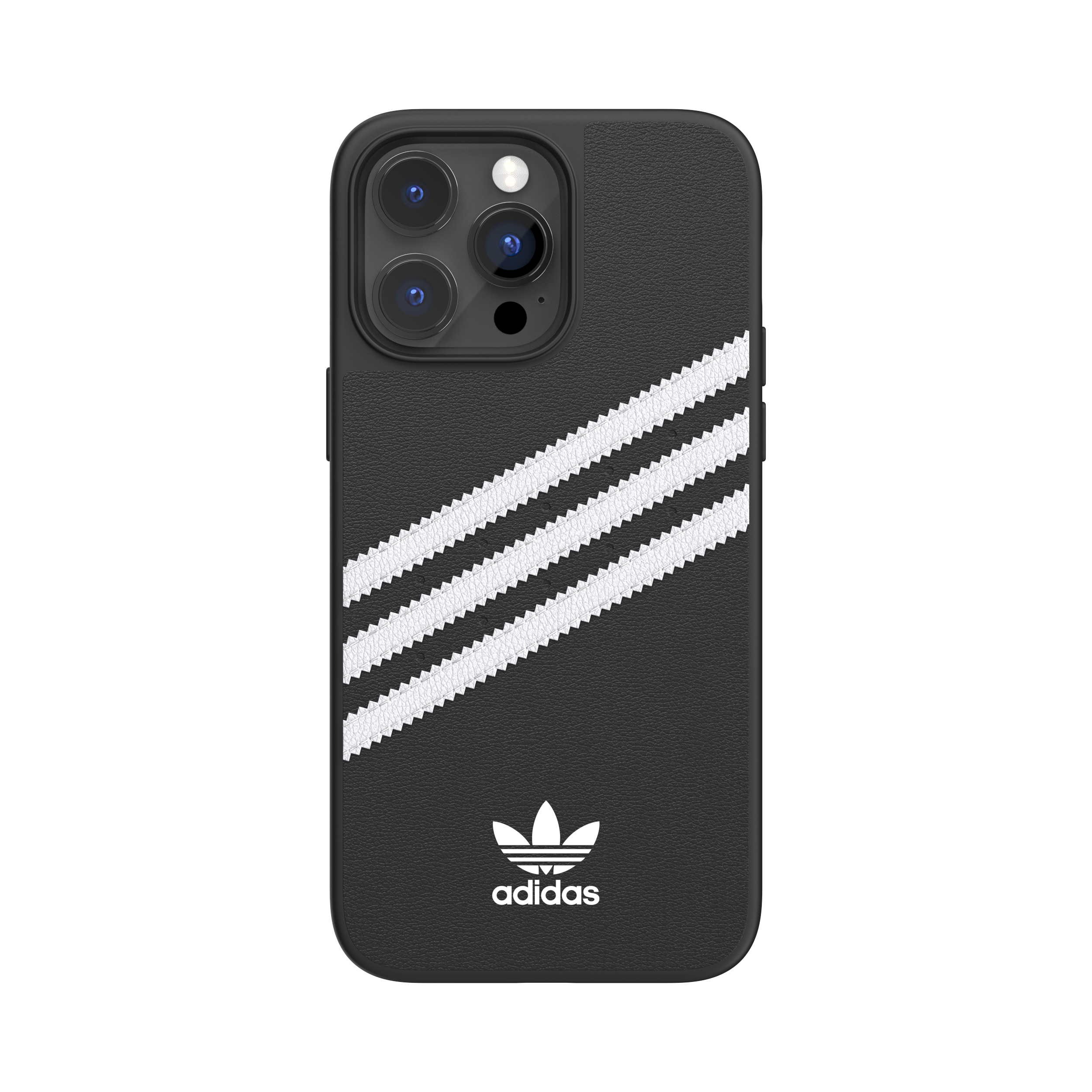 ADIDAS Moulded Case 14 PU, BLACK APPLE, PRO MAX, Backcover, IPHONE