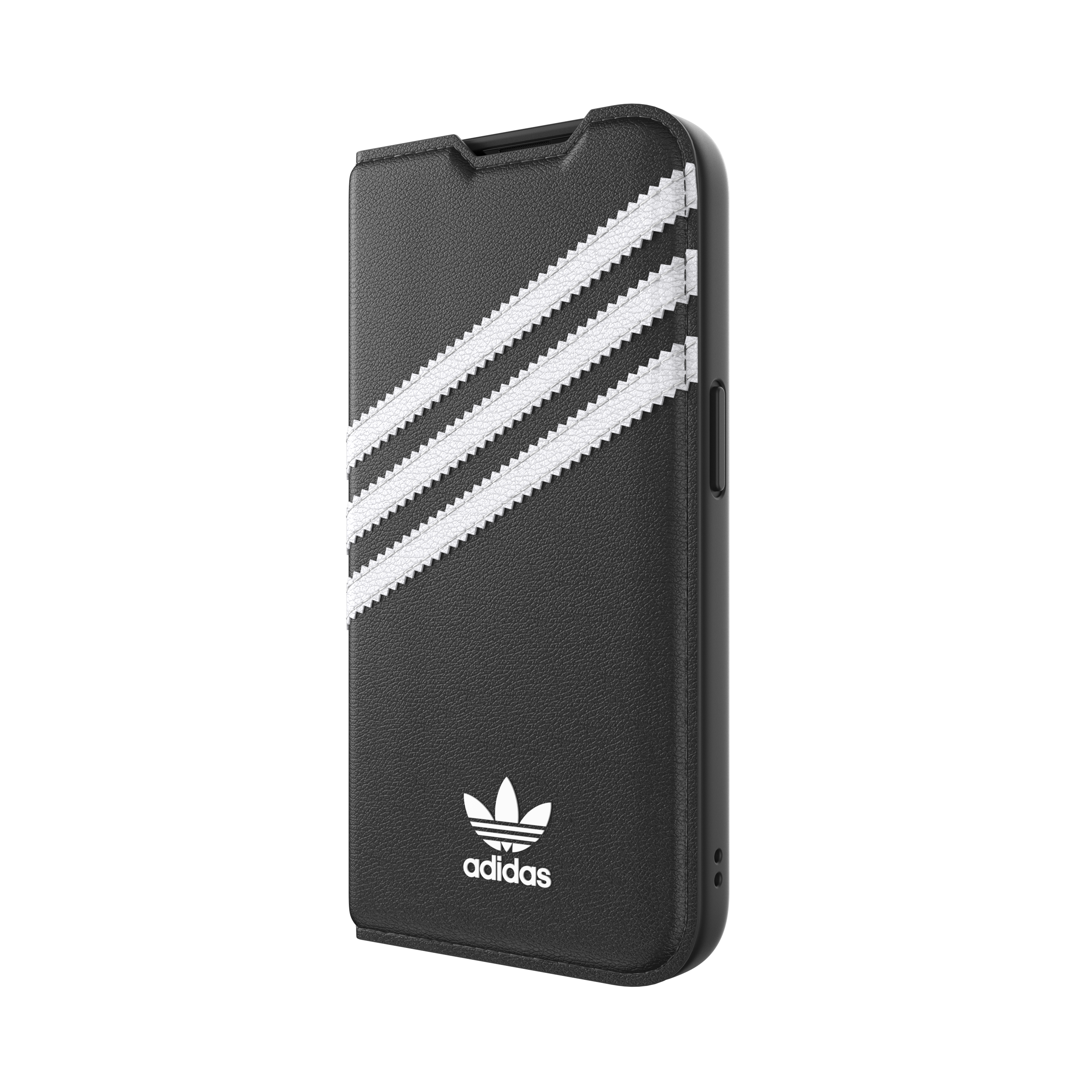 ADIDAS Booklet Case PU, Backcover, IPHONE BLACK 14 APPLE, PRO