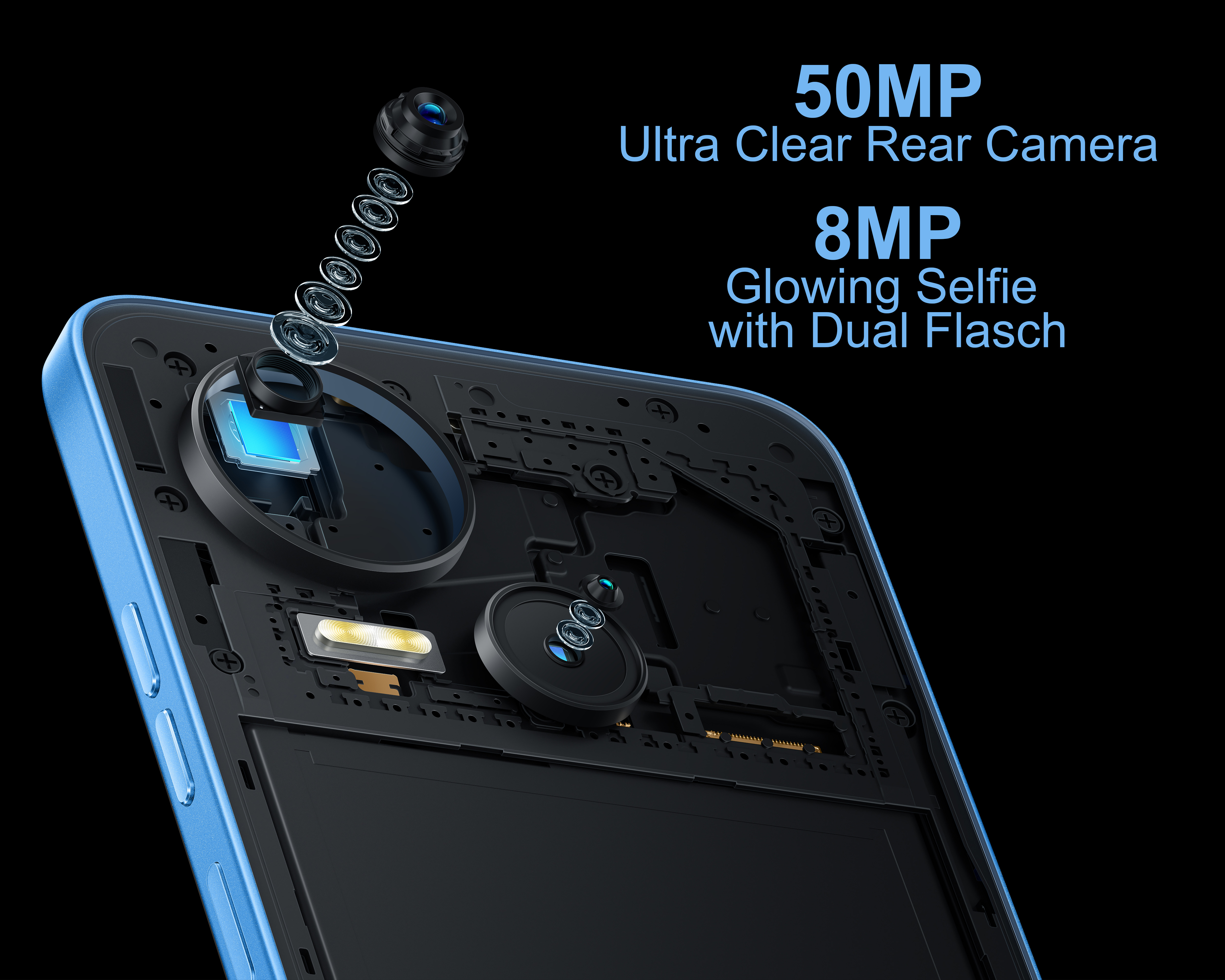 SIM TECNO 64 GB Blau Spark MOBILE Dual 5G 10