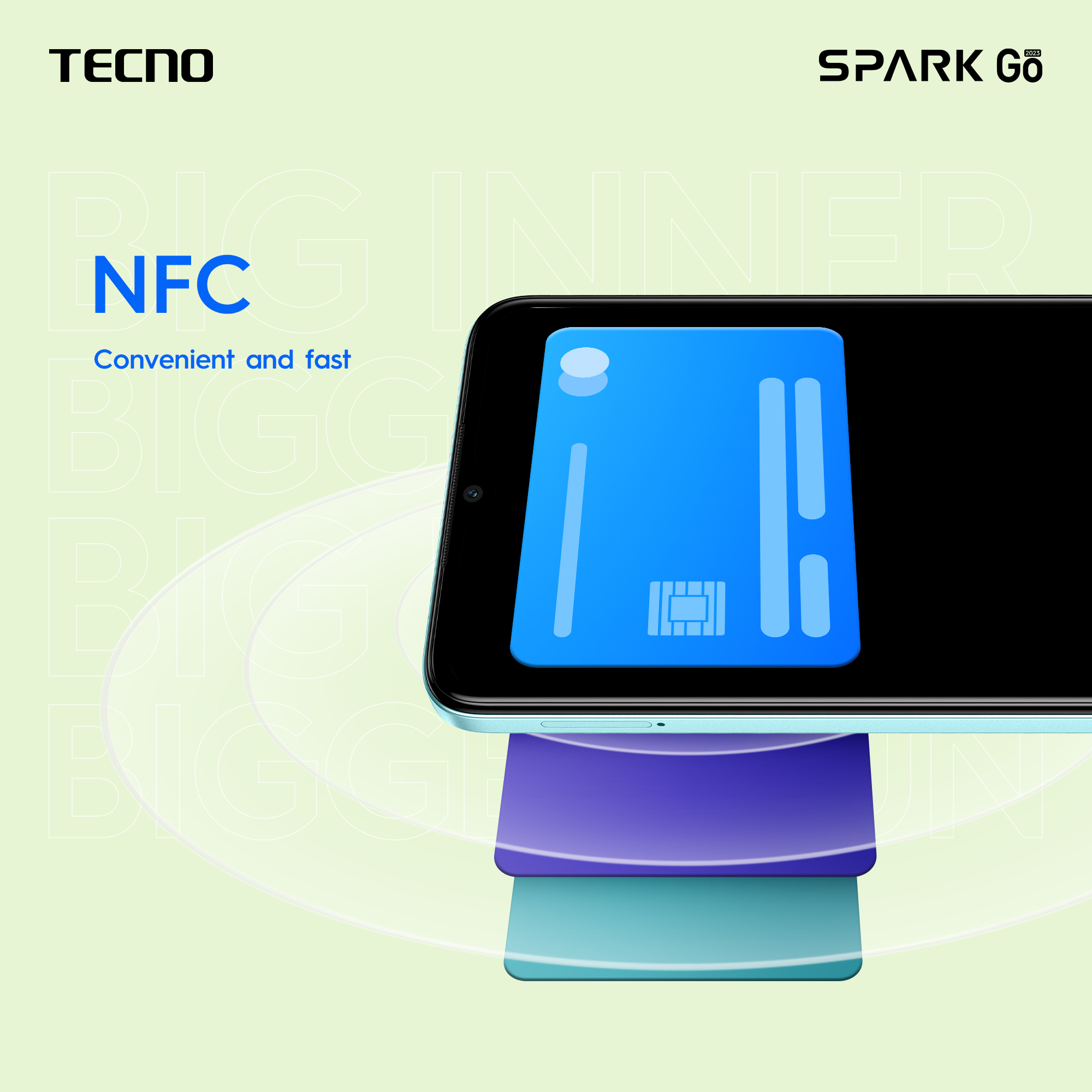TECNO MOBILE Spark Blau SIM 2023 Go 64 GB Dual