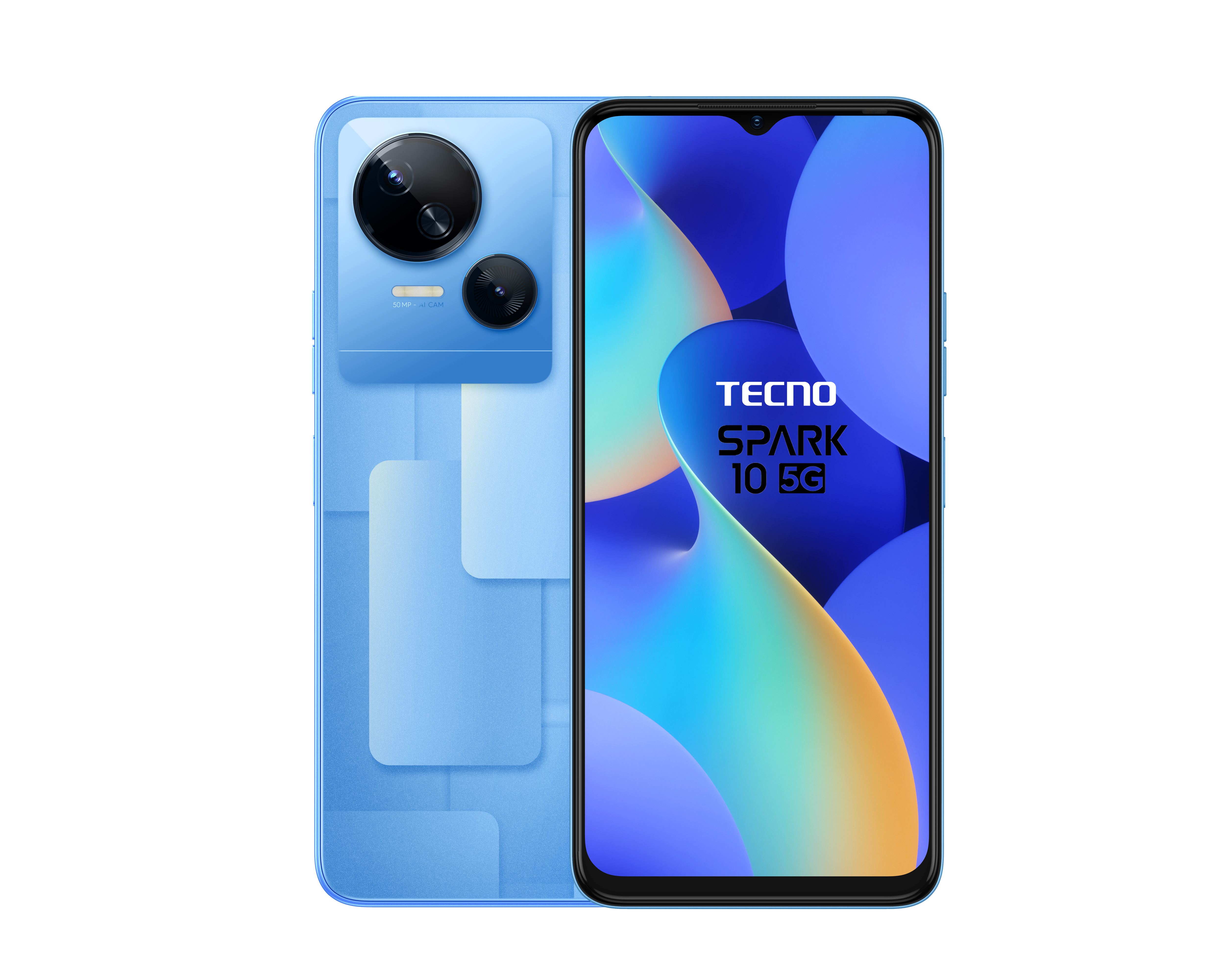 TECNO MOBILE Spark 10 5G 64 GB SIM Dual Blau