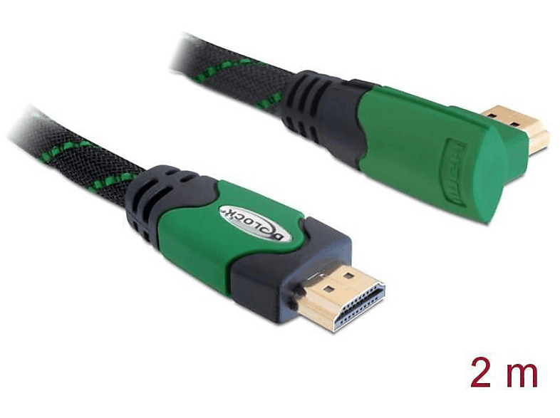 Kabel, Schwarz DELOCK 82952 HDMI