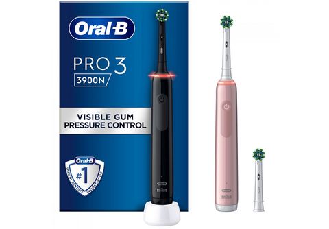 ORAL-B Pro 3 SATURN Zahnbürste schwarz/pink 3900 Elektrische 