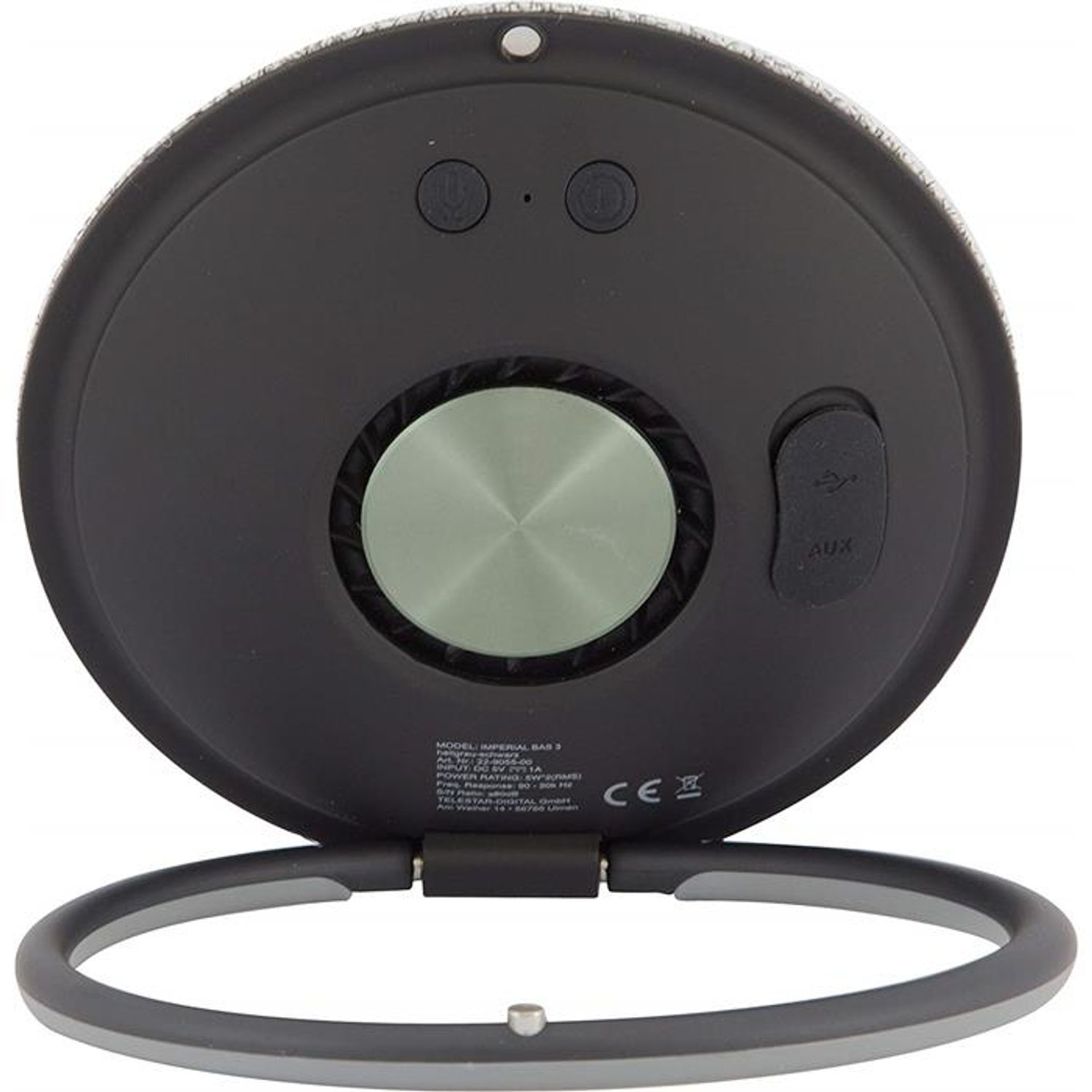IMPERIAL BAS 3 Bluetooth-Lautsprecher, dunkelgrau/schwarz