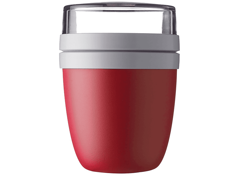 Mepal red Bunt Lunchbox, Lunchpot Mini, Nordic MEPAL Ellipse