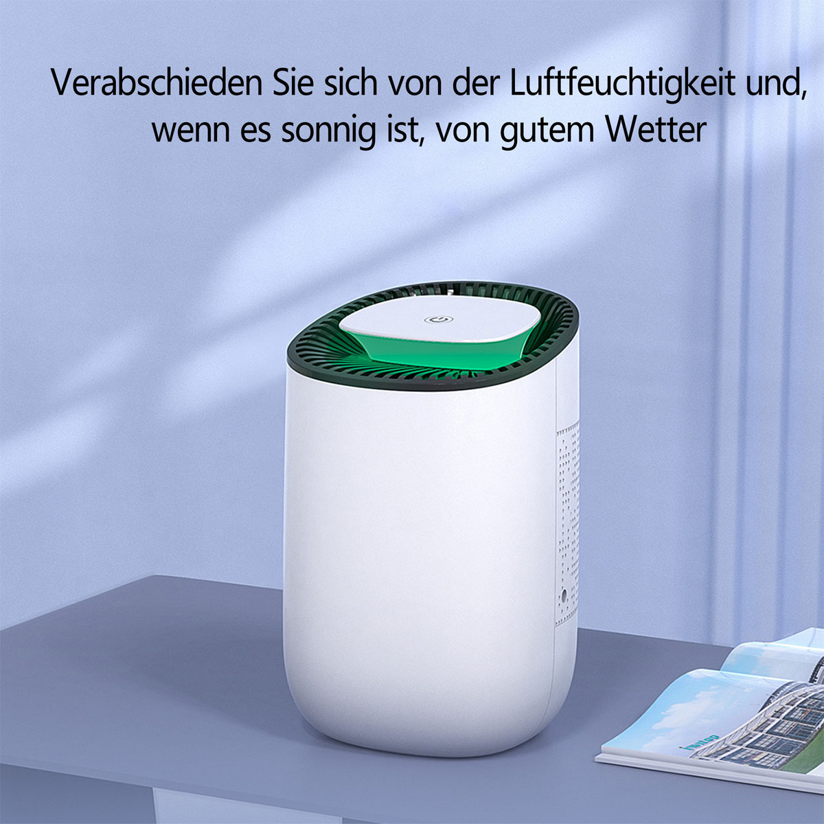 DEDOM Luftentfeuchter, Weißer 0,3 AIR (23 m²) DE-HUMIDIFIER Mini 15 l/d, Raumgröße: Watt, Luftreiniger Entfeuchterleistung: Heimentfeuchter,