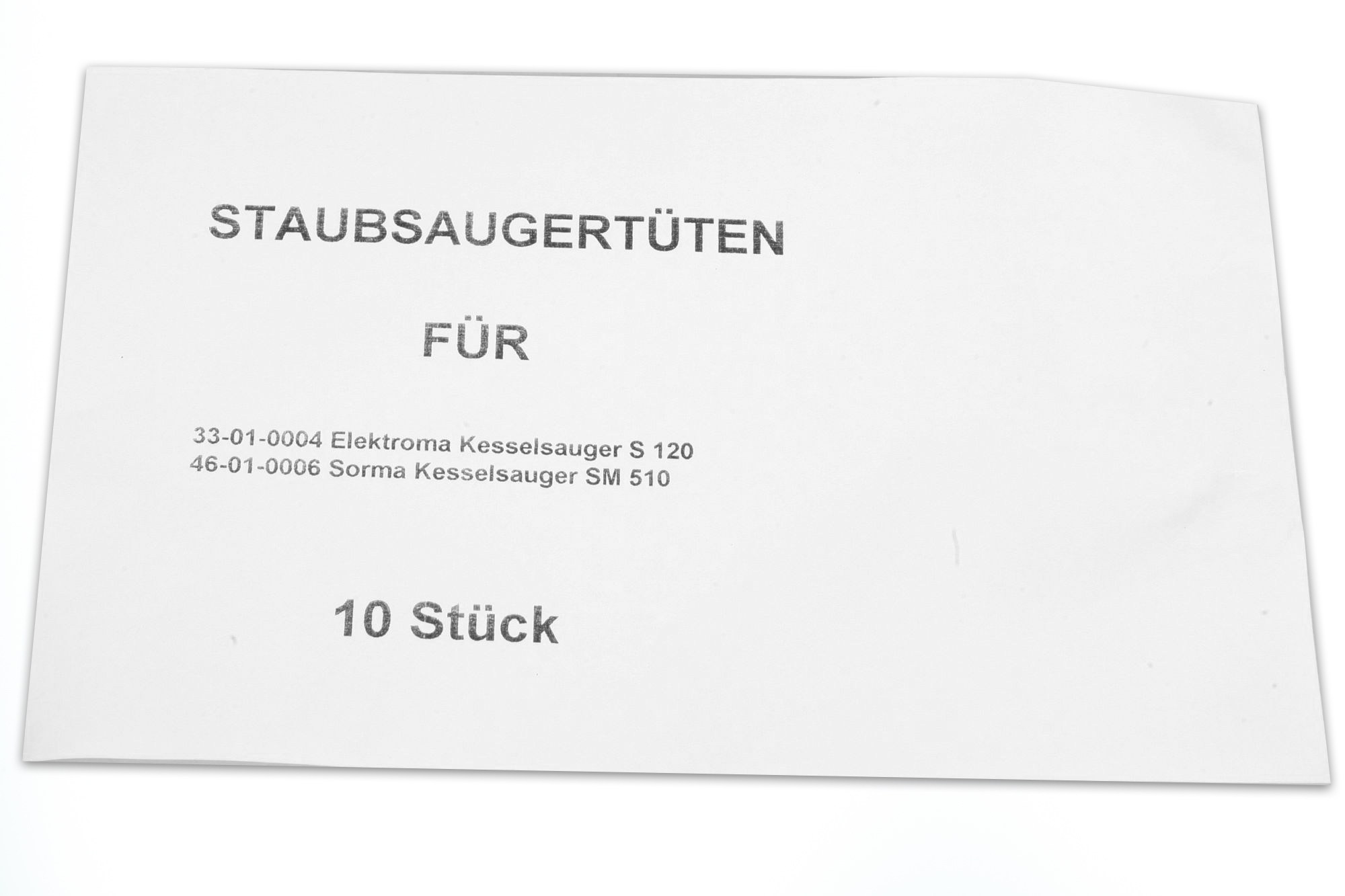 passend STAUBSAUGERLADEN.DE Sorma Staubsaugerbeutel 10 Staubbeutel Hochwertige für Elektroma, Provlean,