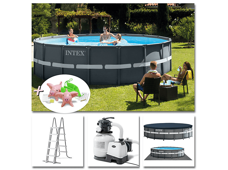 INTEX 26330GN - Ultra XTR (549x132cm) Gartenpool, mehrfarbig