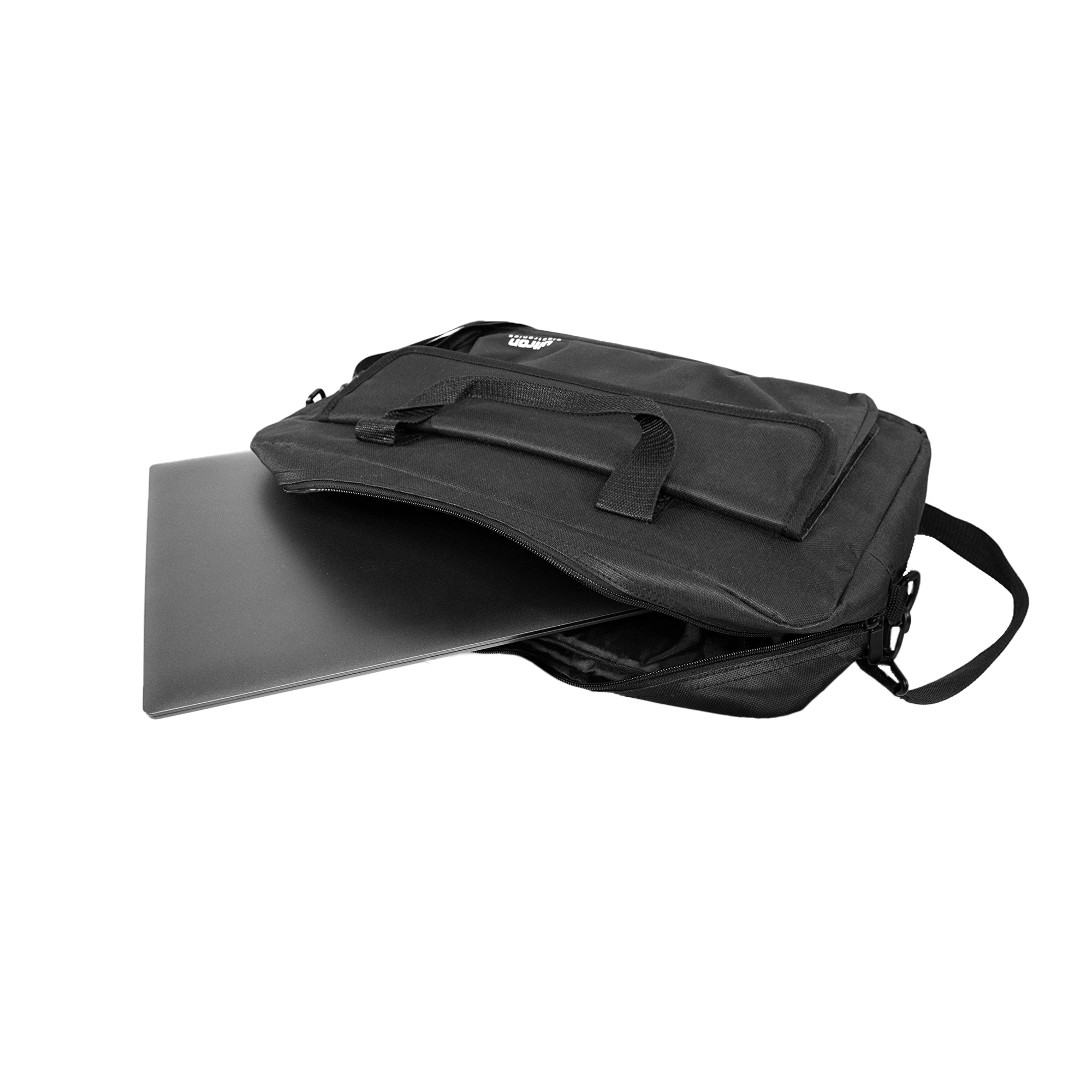 ULTRON Case Basic Umhängetasche Polyester, 15,6\'\' Universal 600D Tasche Schwarz für Notebook
