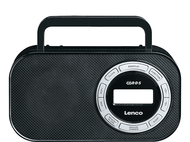 LENCO FM, Radio, FM, PR2700 Schwarz-Silber