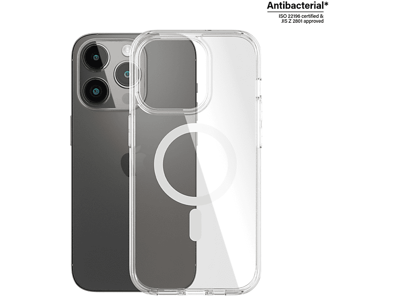 Apple, PANZERGLASS HardCase Backcover, 14 Pro, iPhone Transparent MagSafe,