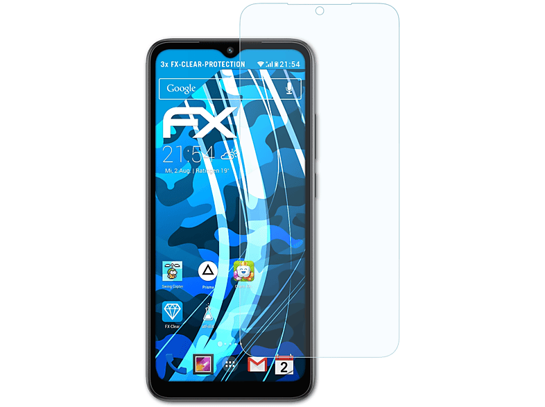 A2) FX-Clear ATFOLIX Displayschutz(für 3x Redmi Xiaomi