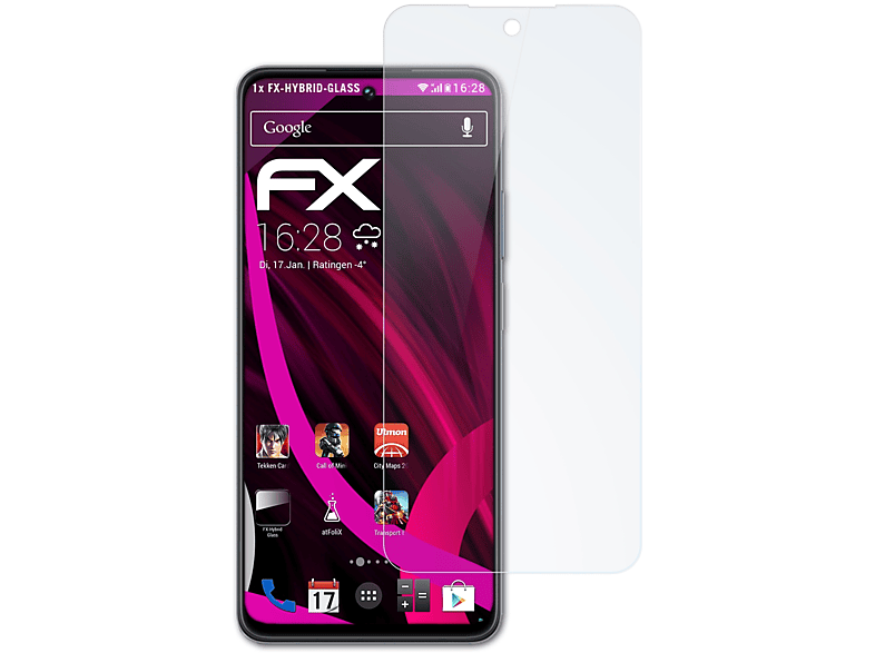 Realme Schutzglas(für C55) FX-Hybrid-Glass ATFOLIX