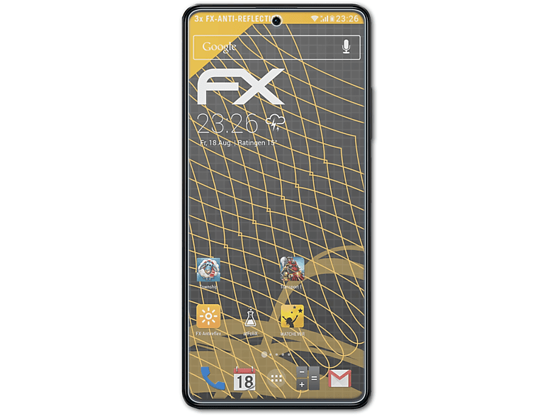 ATFOLIX 3x FX-Antireflex Displayschutz(für Xiaomi Poco X5 Pro 5G)