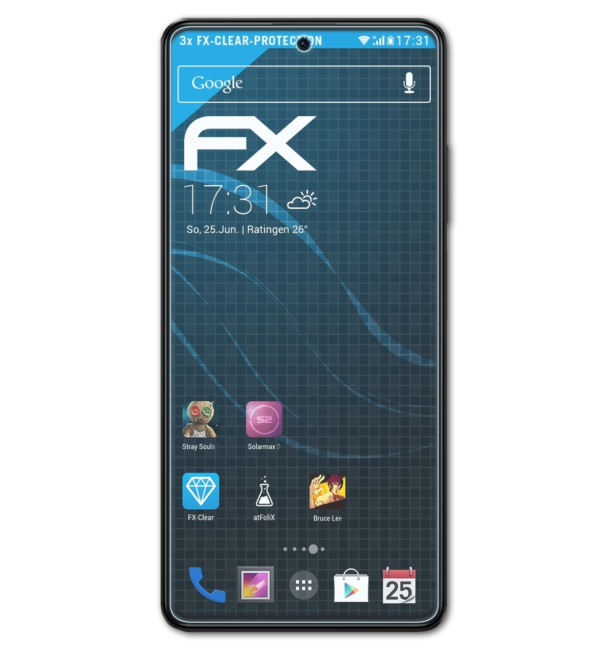 X5 Poco Displayschutz(für FX-Clear 3x 5G) Xiaomi ATFOLIX Pro