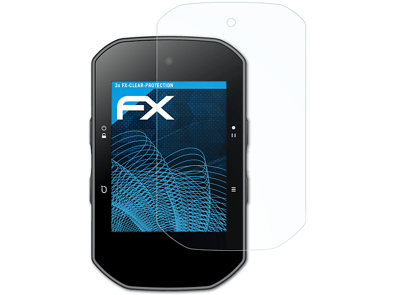 ATFOLIX 3x FX-Clear Displayschutz(für Bryton S500) | Navi-Taschen & -Schutzfolien